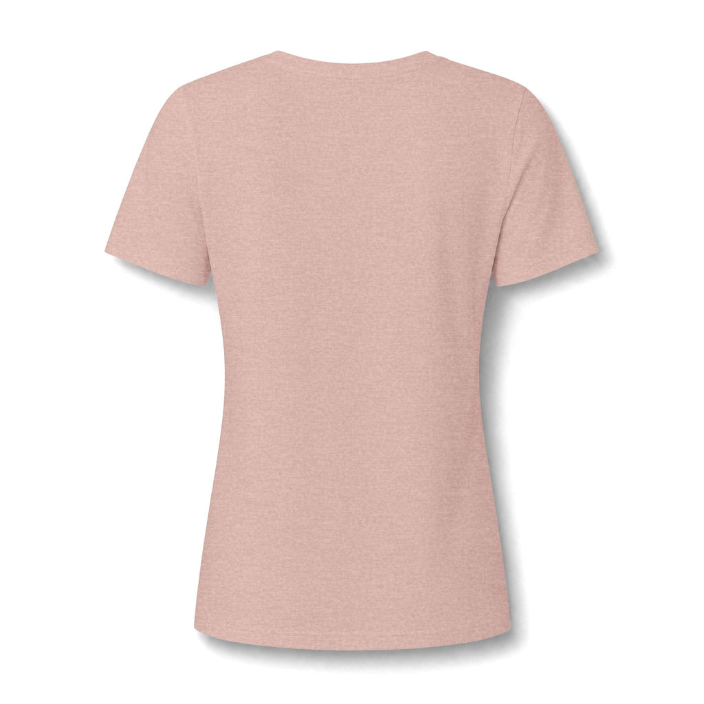 Women's V-Neck Tee — Marco Island Palm & Paddle Graphic