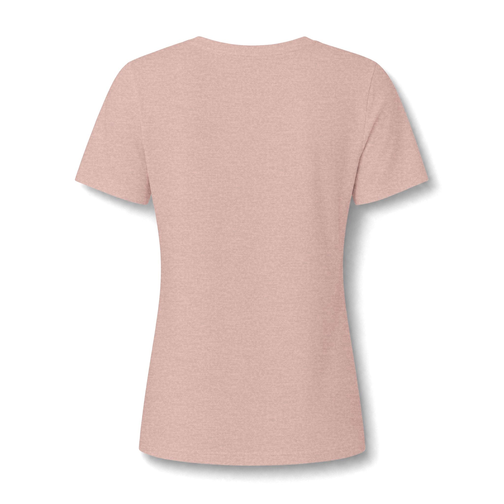 Women's V-Neck Tee — Marco Island Palm & Paddle Graphic