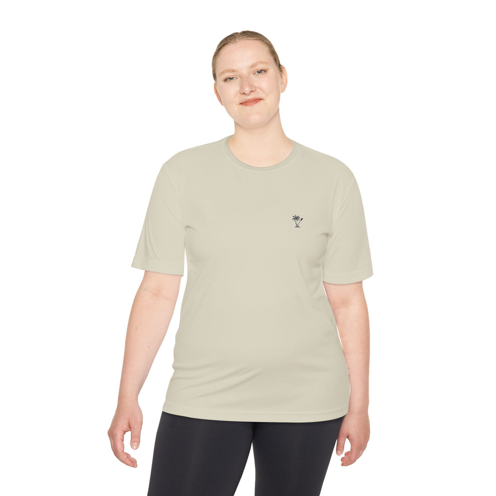 Palm & Paddle Performance Tee — Beach Shirt
