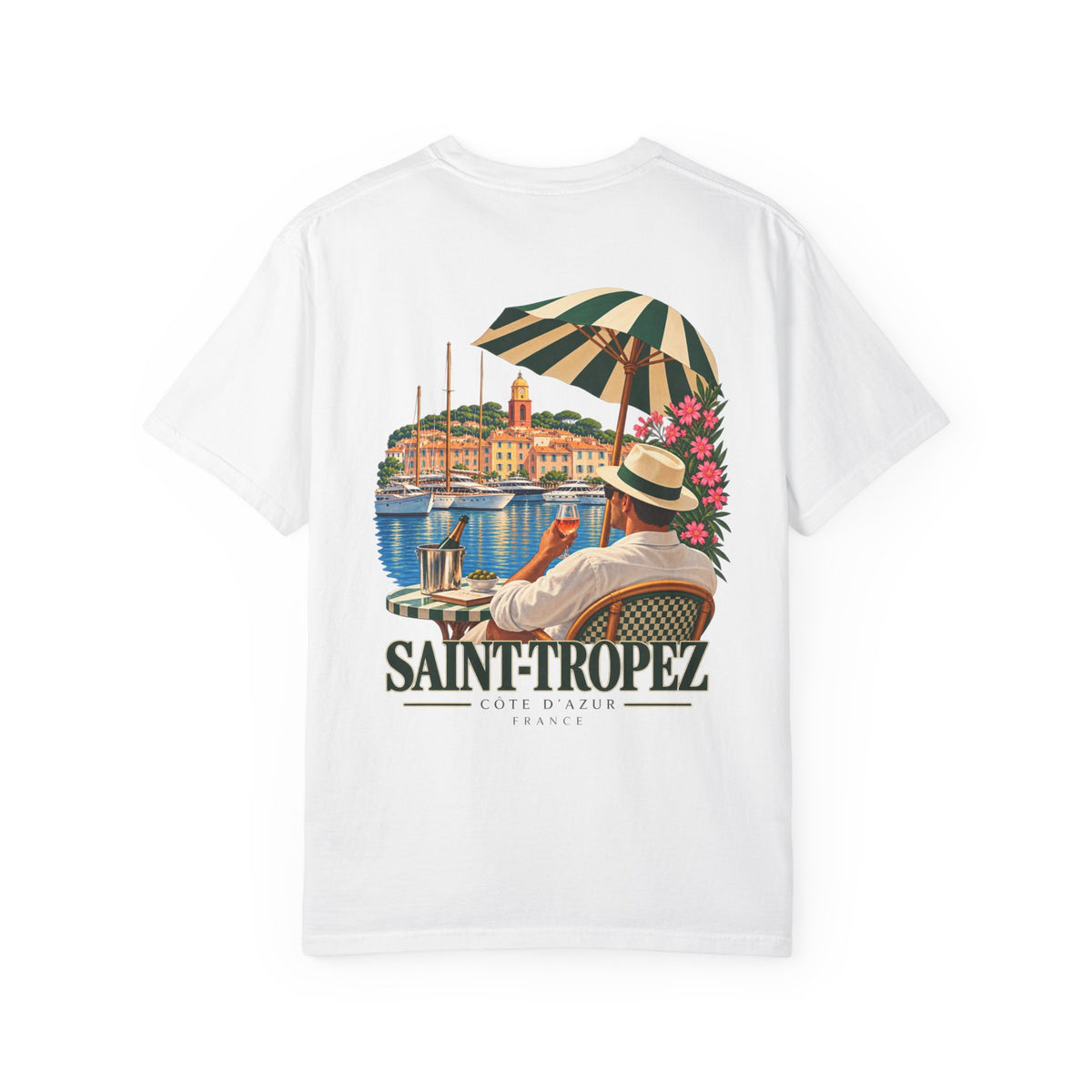 Saint-Tropez Beach Scene T-Shirt