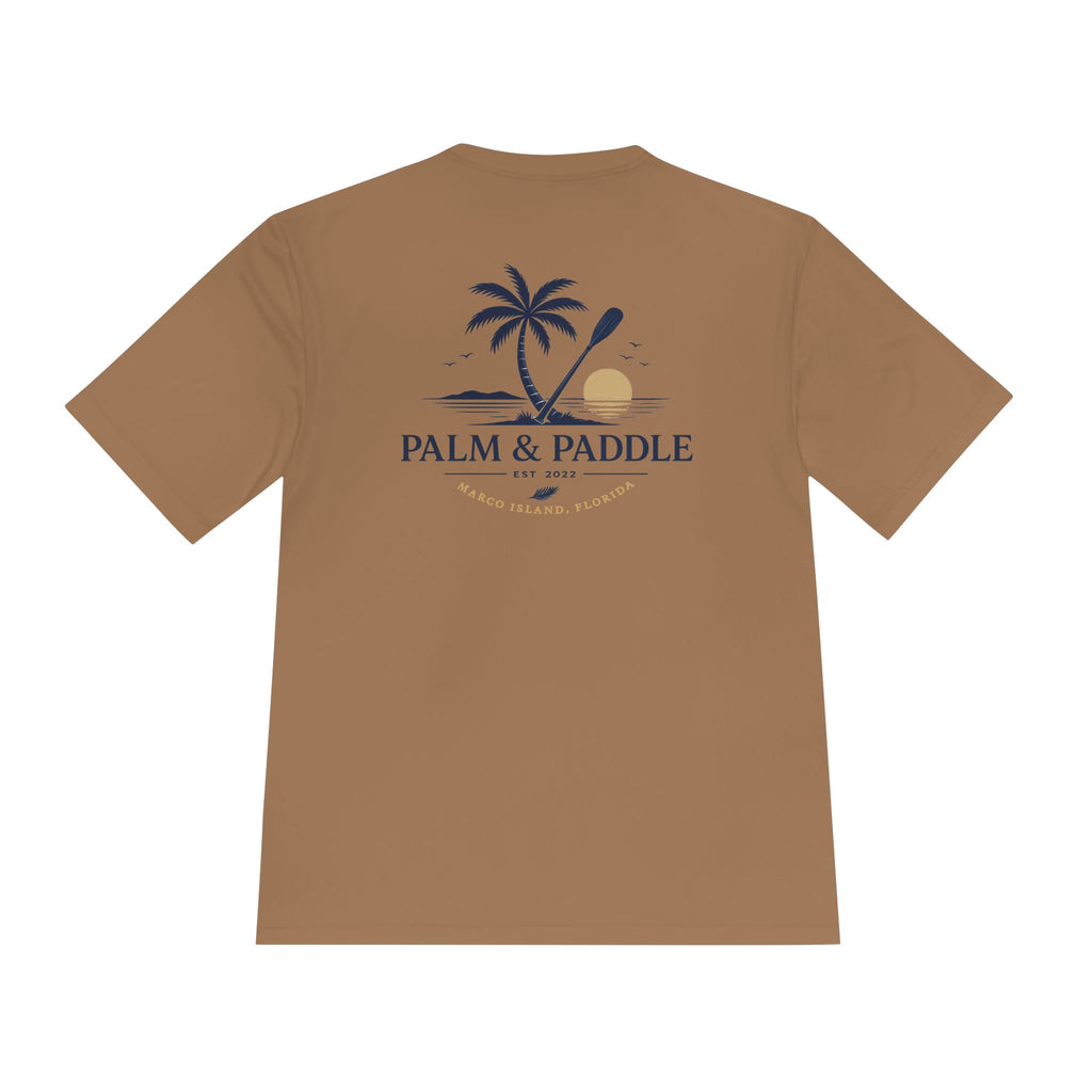 Palm & Paddle Performance Tee — Beach Shirt