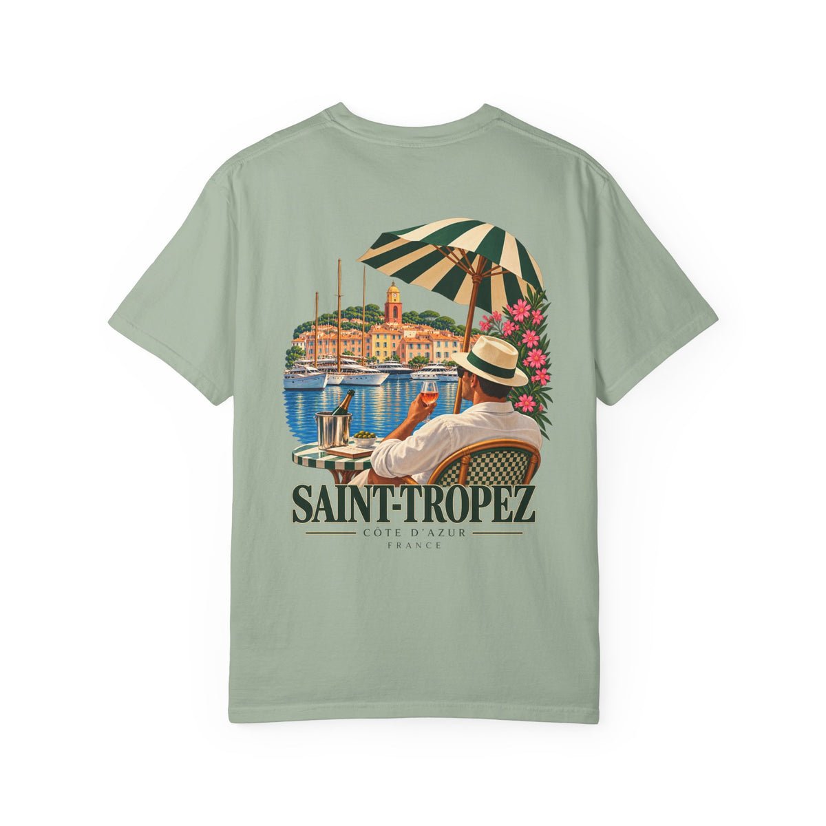 Saint-Tropez Beach Scene T-Shirt