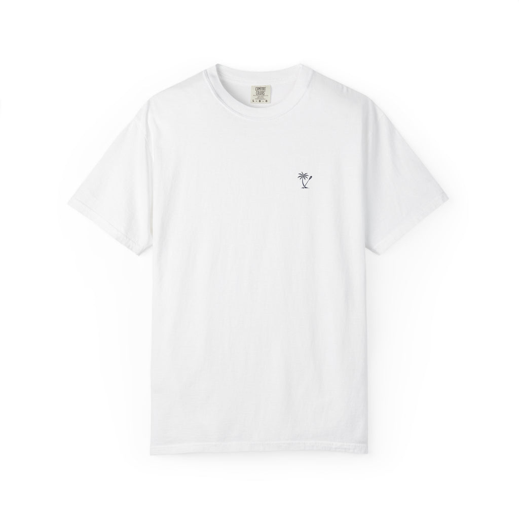 Palm & Paddle logo T-Shirt | Palm tree paddle beach design
