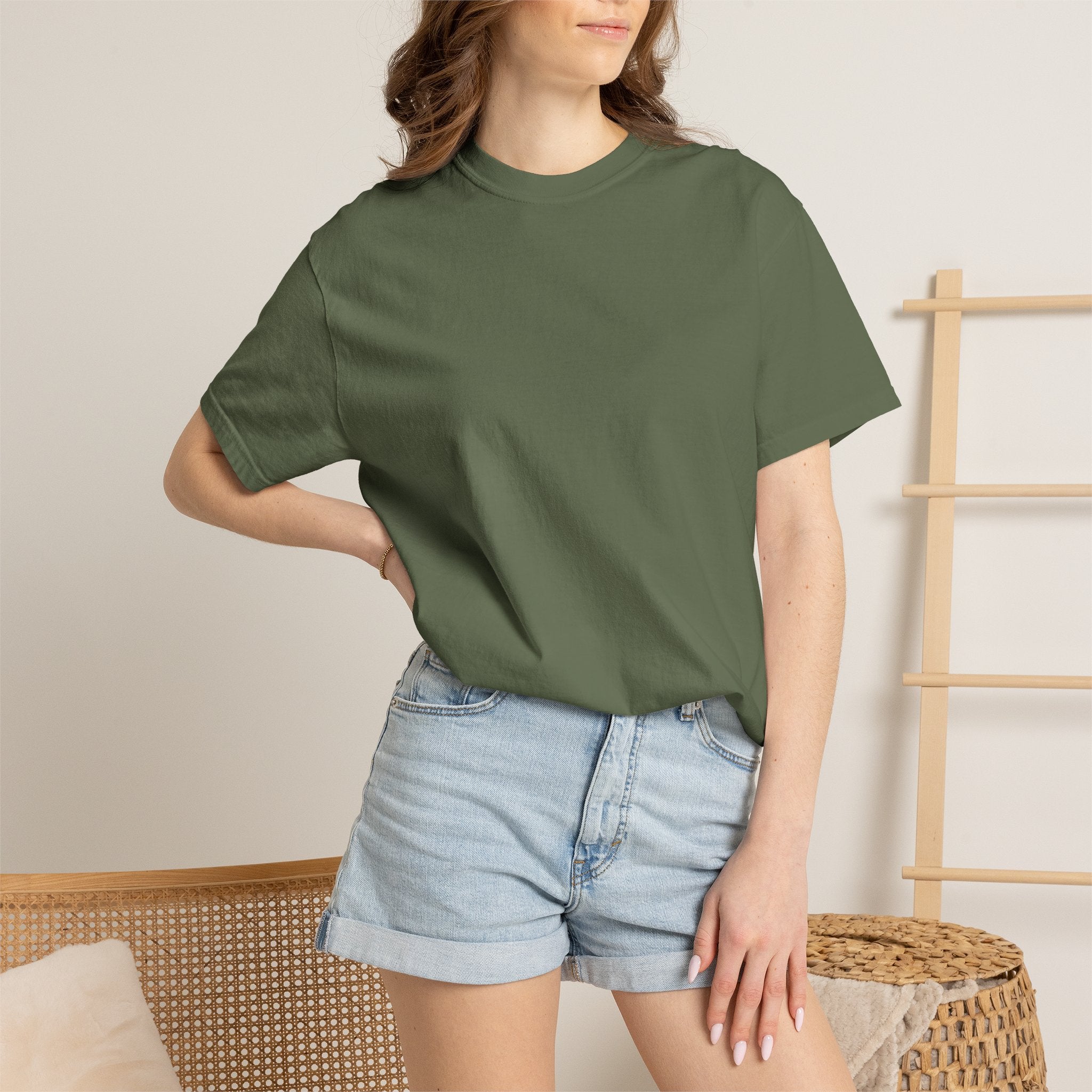 Palm & Paddle logo T-Shirt | Palm tree paddleboard beach design