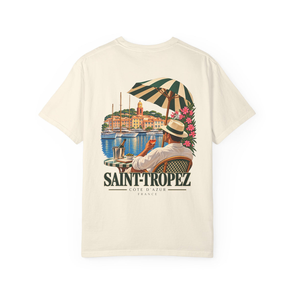 Saint-Tropez Beach Scene T-Shirt