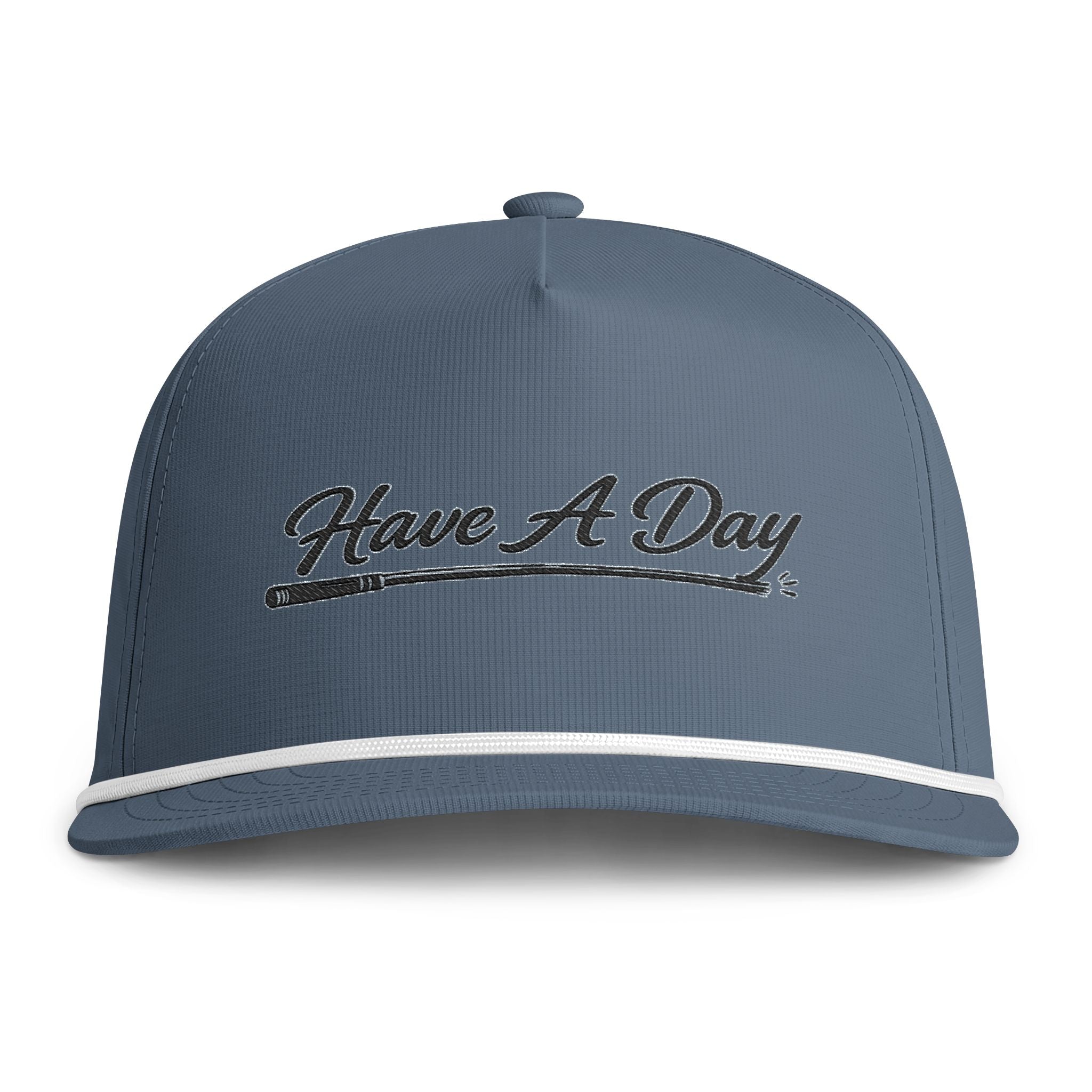 Have A Day Rope Cap - Vintage Script Embroidered Hat