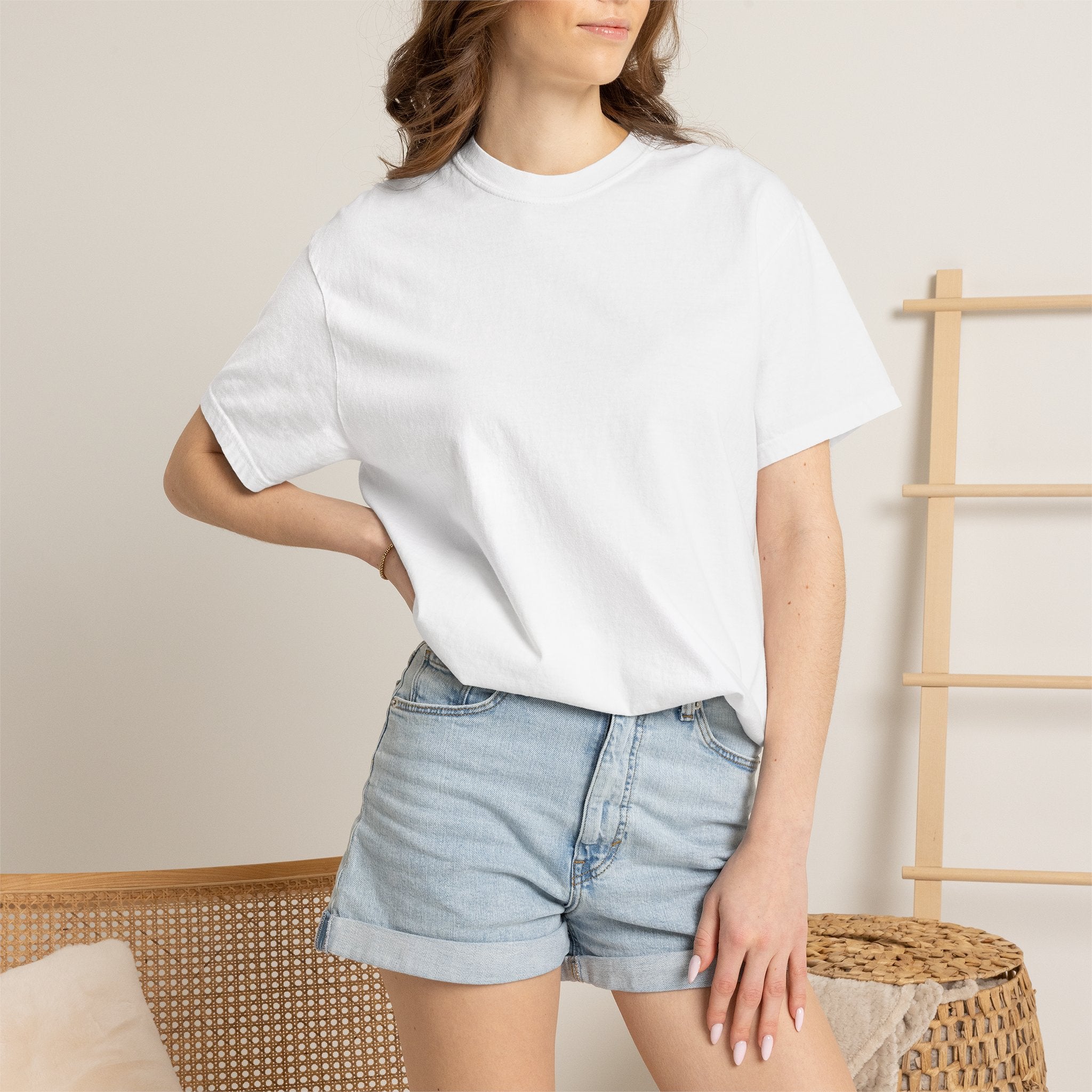 Palm & Paddle logo T-Shirt | Palm tree paddleboard beach design