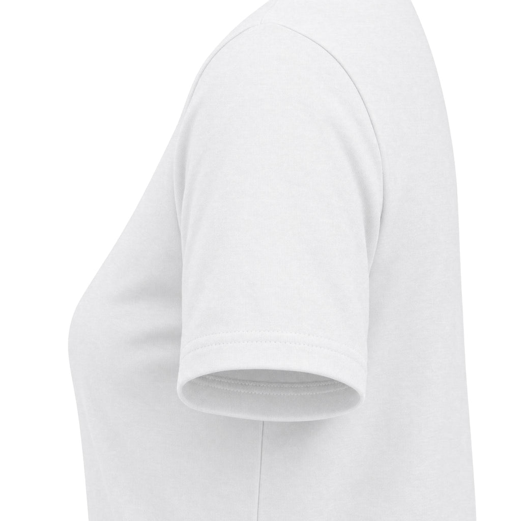 Women's V-Neck Tee — Marco Island Palm & Paddle Graphic