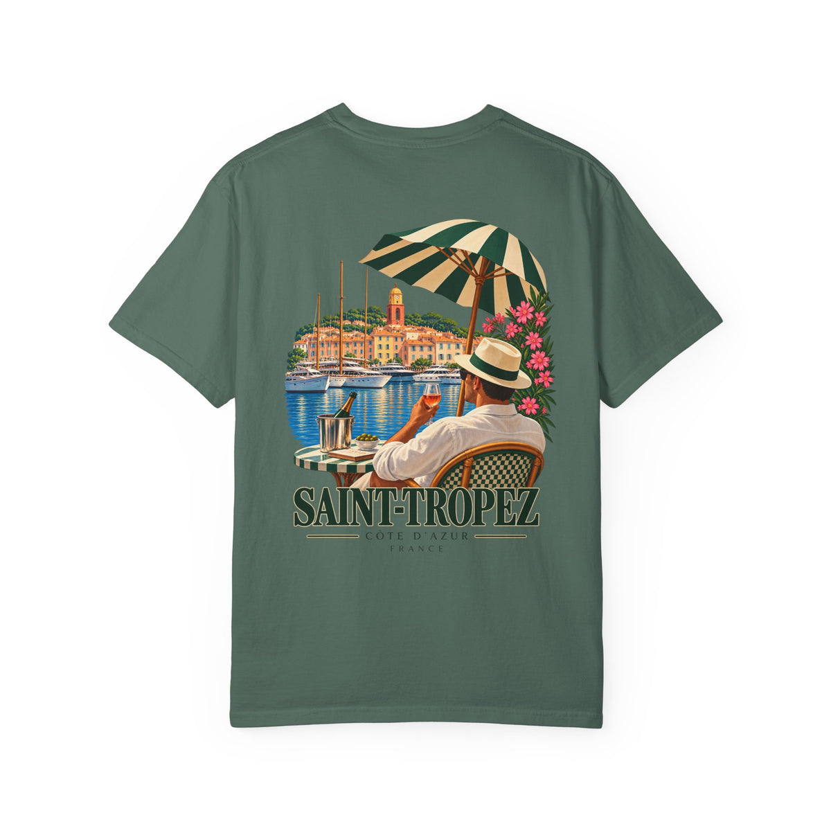 Saint-Tropez Beach Scene T-Shirt