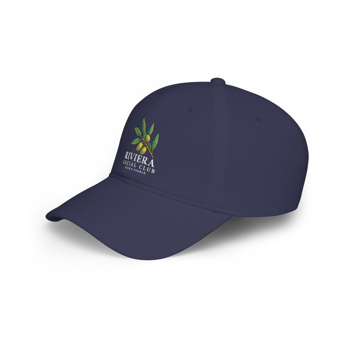 Riviera Social Club Olive Branch Embroidered Hat