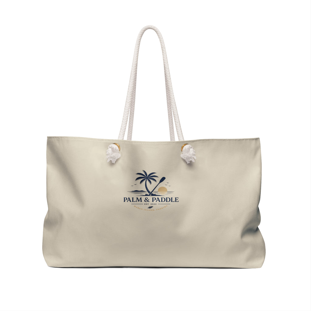 Palm & Paddle Weekender Bag — Coastal Canvas Travel Tote
