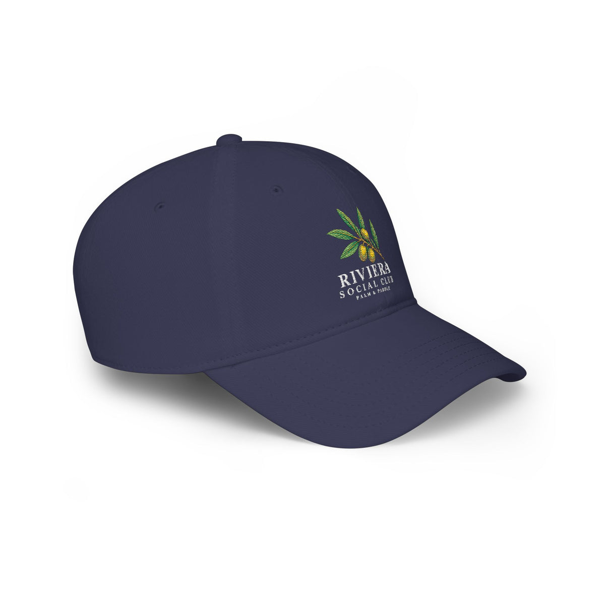 Riviera Social Club Olive Branch Embroidered Hat