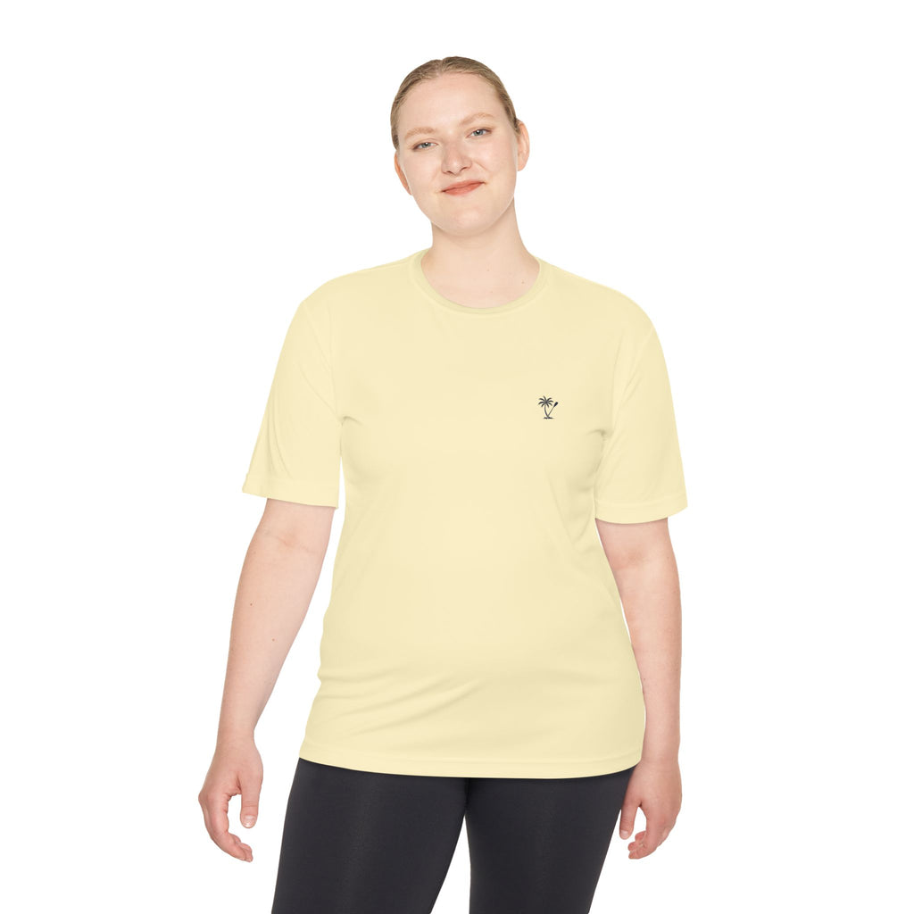 Palm & Paddle Performance Tee — Beach Shirt