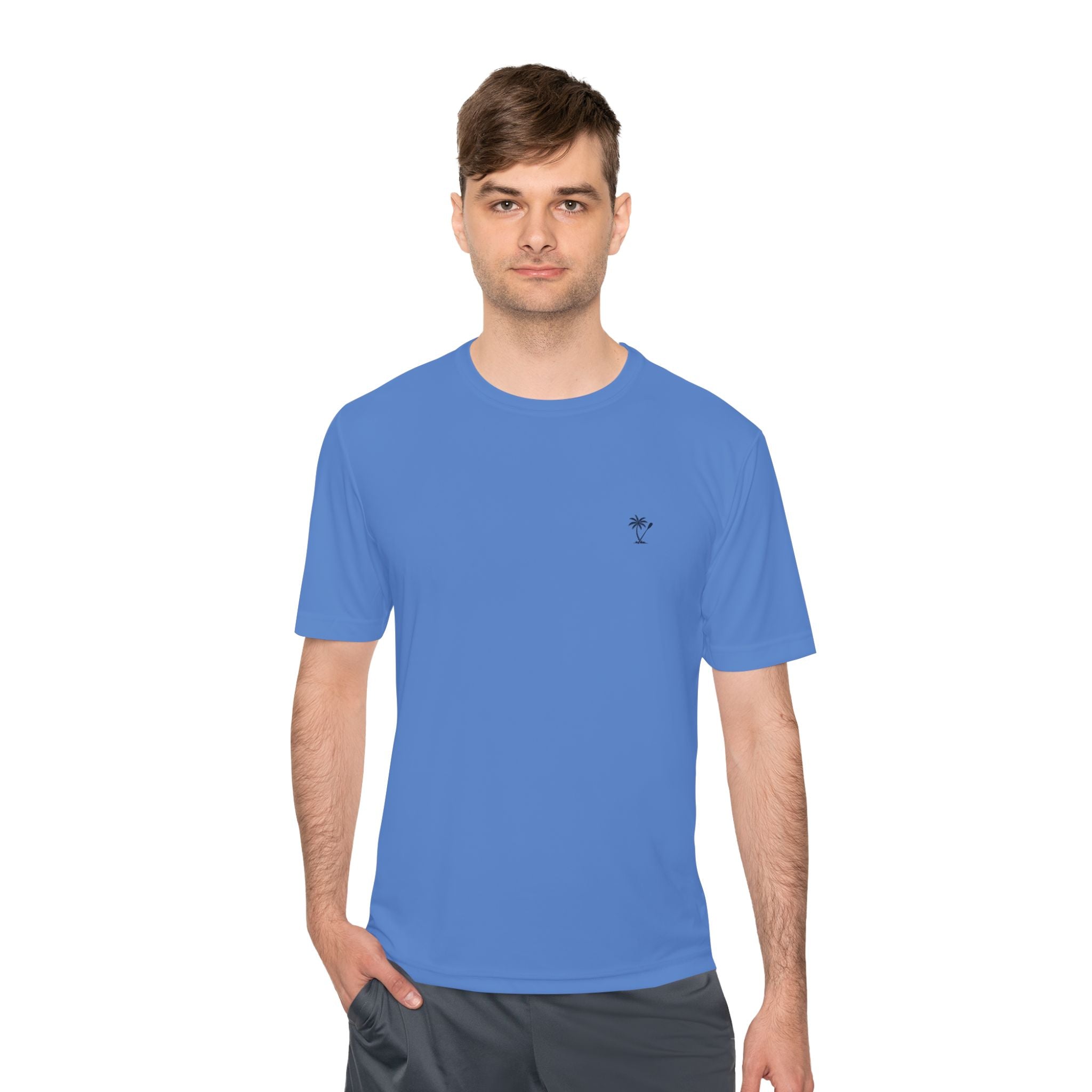 Palm & Paddle Performance Tee — Beach Shirt