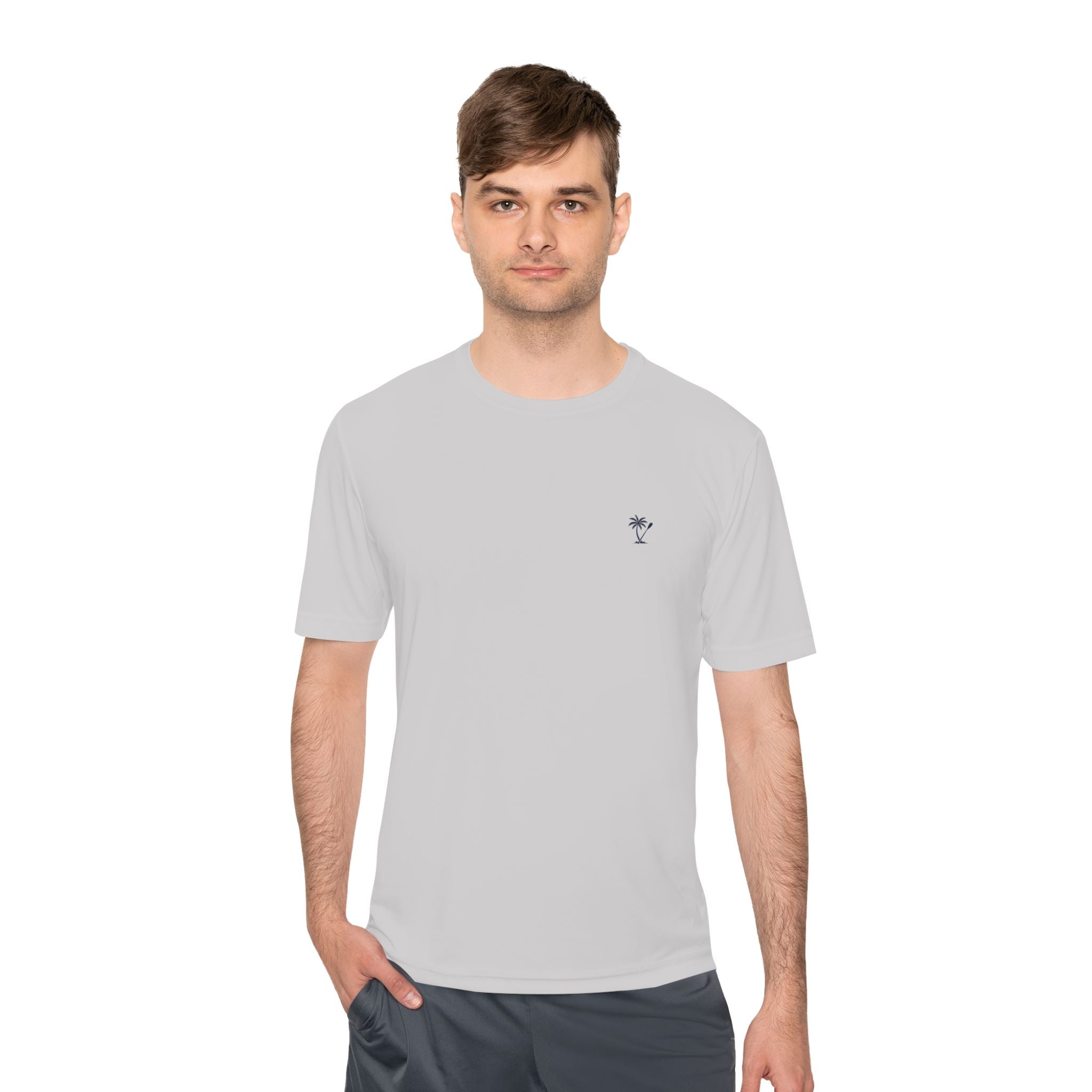 Palm & Paddle Performance Tee — Beach Shirt