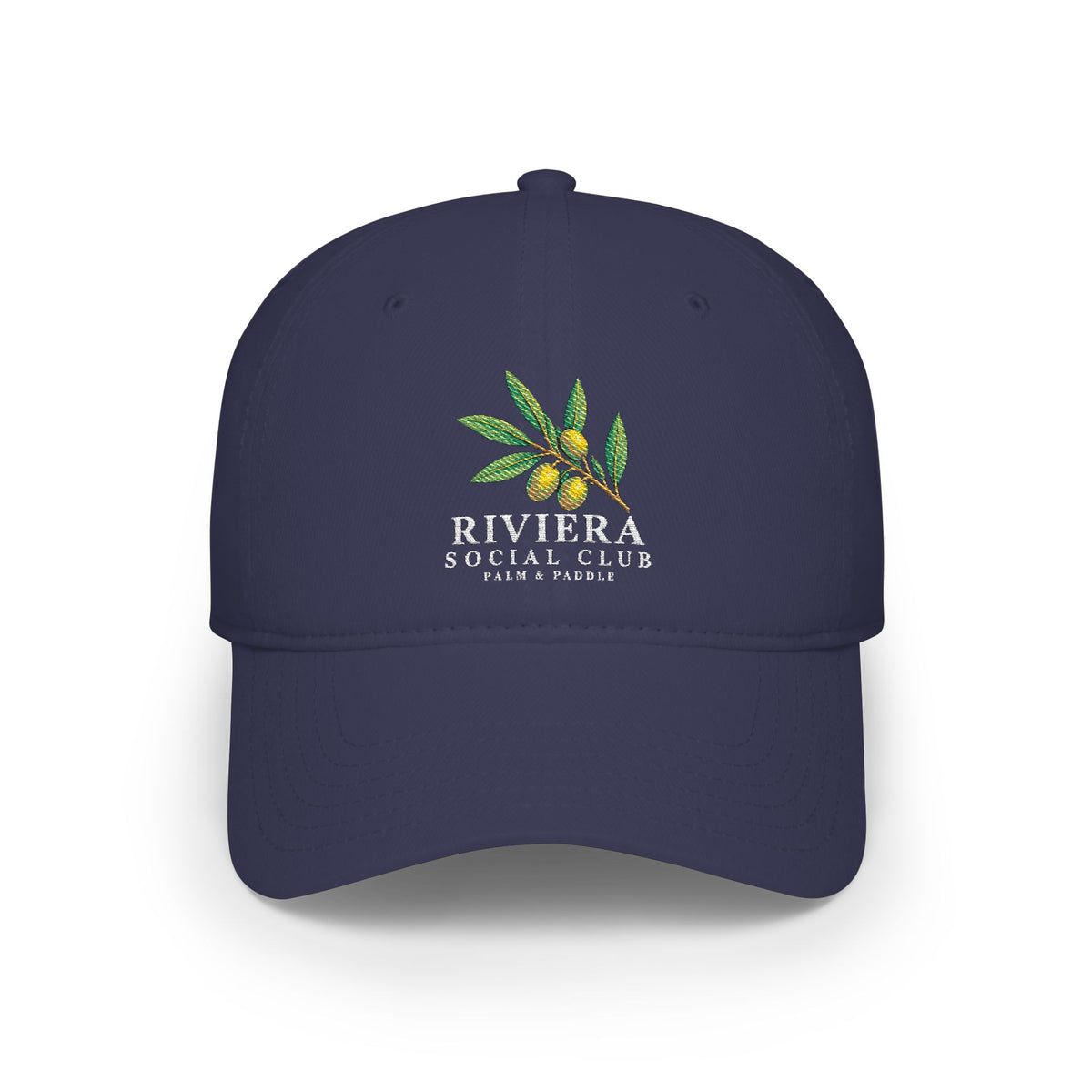 Riviera Social Club Olive Branch Embroidered Hat