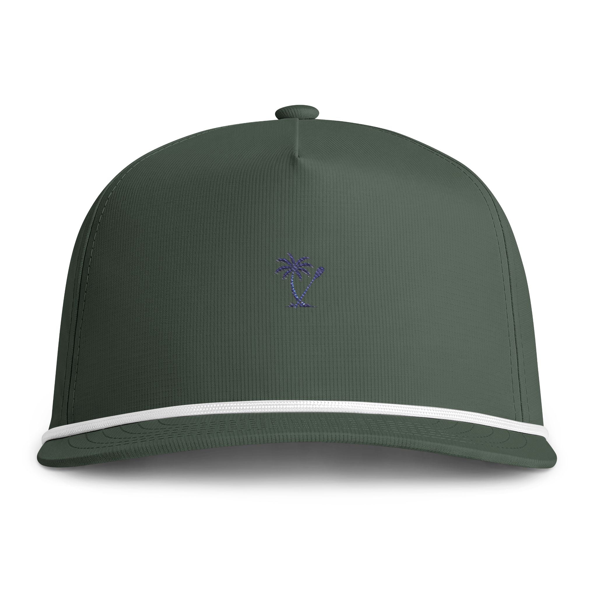 Palm With Its Paddle, Embroidered Hat