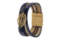 Orgin Elegant Navy Blue and Gold Bracelet